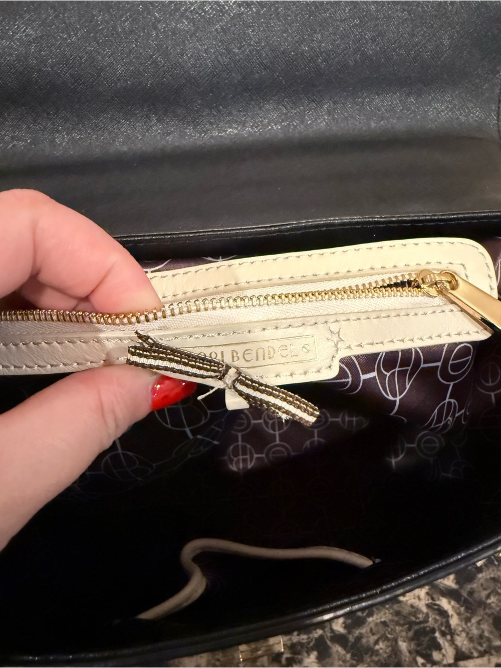 Henri Bendel Influencer Centennial Striped Crossbody - Picture 16 of 16